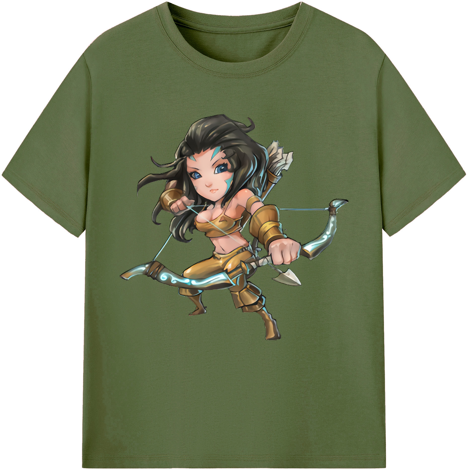 リーグ・オブ・レジェンド League of Legends LOL 綿100％半袖Tシャツ（フロントプリント）
